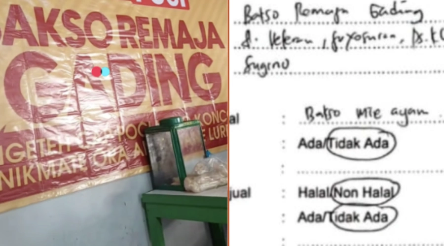 Geger Bakso Remaja Gading Non Halal, Pengunjung Tertipu Kasir Berhijab