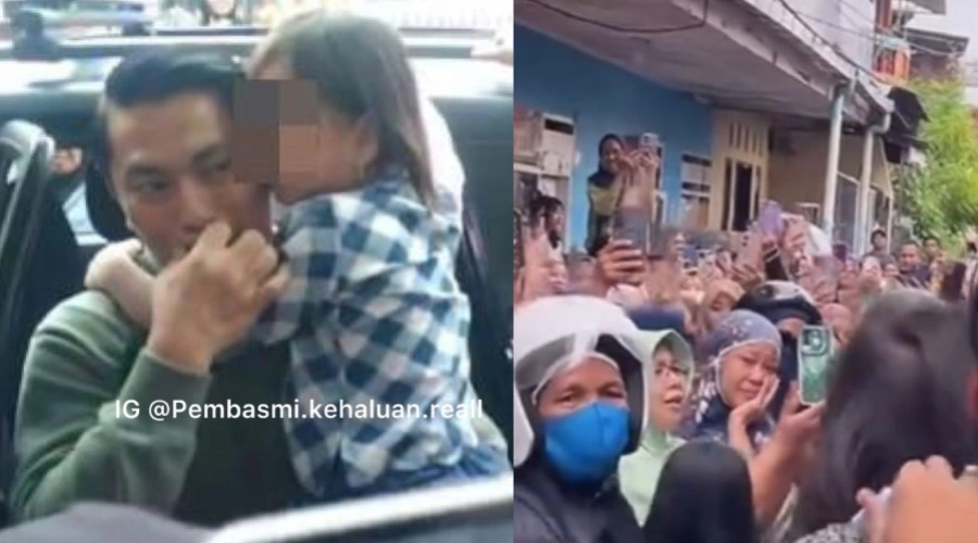 Detik-Detik Bilqis Kembali di Pelukan Orang Tuanya di Makassar, Netizen Terenyuh!