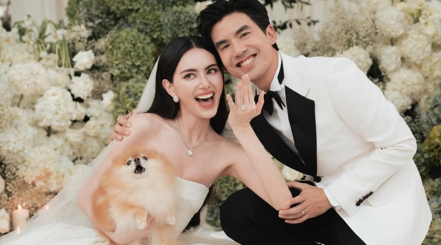 Selamat! Davika Hoorne dan Ter Chantavit Menikah Setelah 7 Tahun ke Pacaran