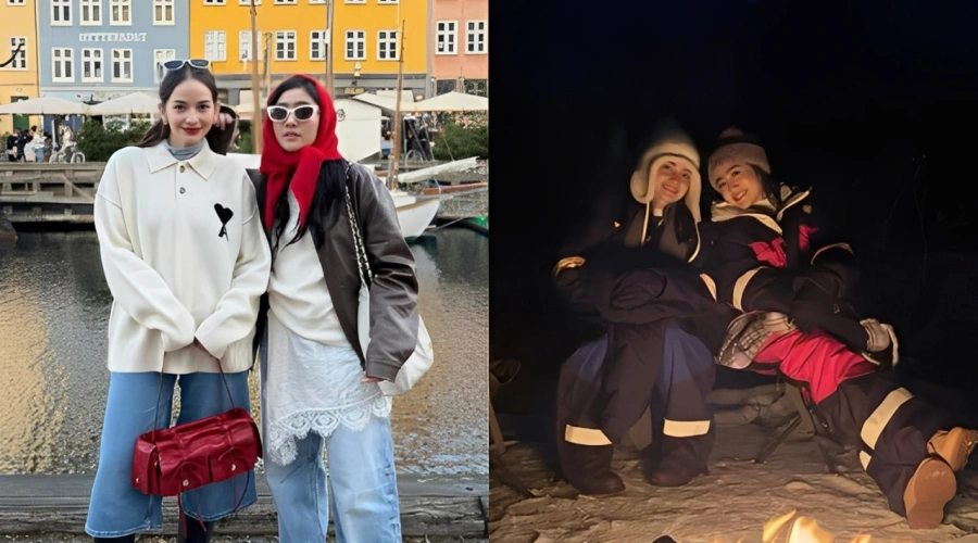 Jadi Bhayangkari, Febby Rastanty Wujudkan Mimpi Melihat Aurora Bersama Enzy Storia