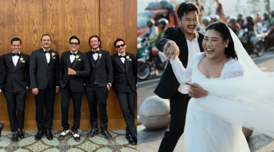 Andre Taulany and Friends Jadi Groomsmen di Pernikahan Boiyen, Tengok Potretnya!