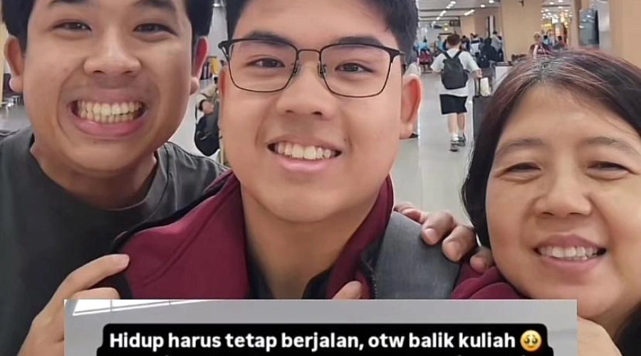 Balik ke China, Adik Jerome Polin Terpaksa Tinggalkan Ibunda di Tengah Duka: Jaga Kesehatan Ya Ma