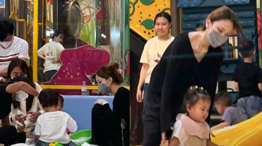 Jule Kepergok Main Bareng Anak-anak di Mall, Penampilannya Lepas Hijab Bikin Syok!