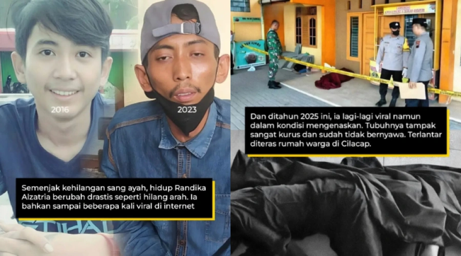 Kisah Pilu Randika Asal Palembang, Hidup Terlantar Kini Ditemukan Meninggal Kelaparan