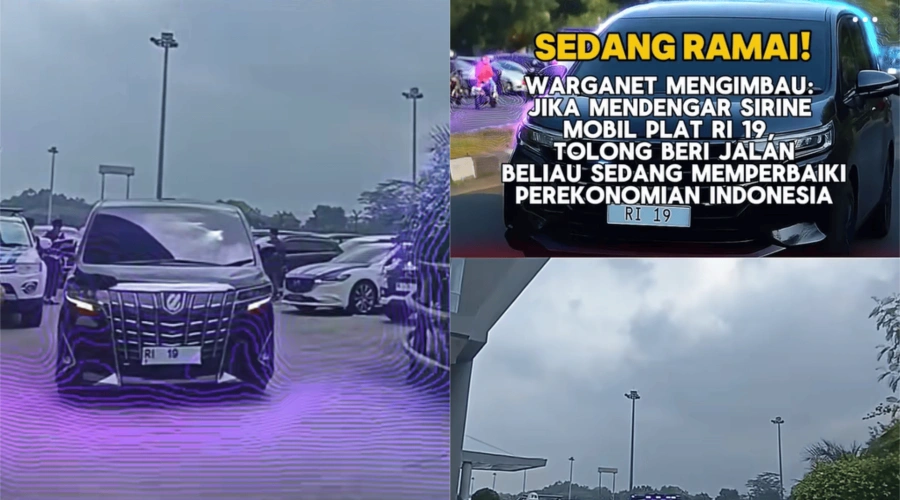 Heboh Mobil RI 19 Dikawal Patwal, Sosok di Dalamnya Jadi Sorotan