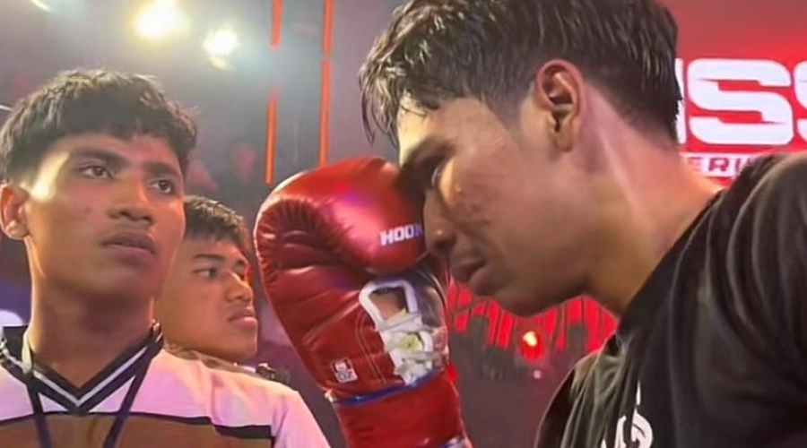 Pertarungan Sengit! Edy Boxing Sukses Bikin Capung Nangis di Atas Ring HSS Series 6