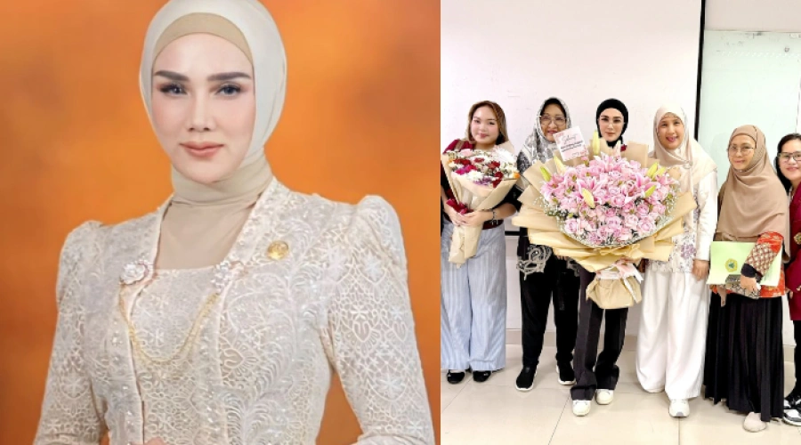 Lulus Sidang Proposal Tesis, Mulan Jameela Girang Dapat Kejutan Ini dari Ahmad Dhani