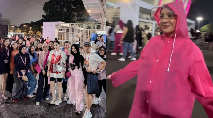 Intip Gaya Nagita Slavina Saat Nonton BLACKPINK, Jas Hujannya Curi Perhatian! Berapa Harganya?