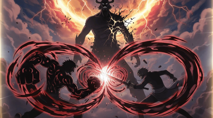 Spoiler One Piece 1165 Part 3: Akhir God Valley! Garp & Roger Kalahkan Rox!