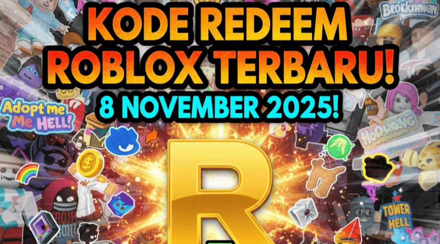 Daftar Kode Redeem Roblox 8 November 2025 Terbaru, Klaim Item Gratis SEKARANG!