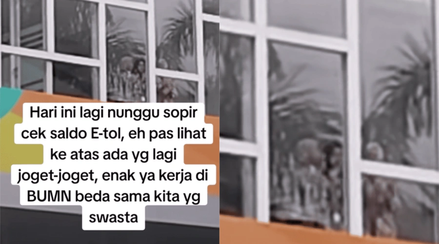 Viral! Karyawan BUMN Asyik Joget, Dinyinyiri: Nasabah di Bawah Antre Tuh!