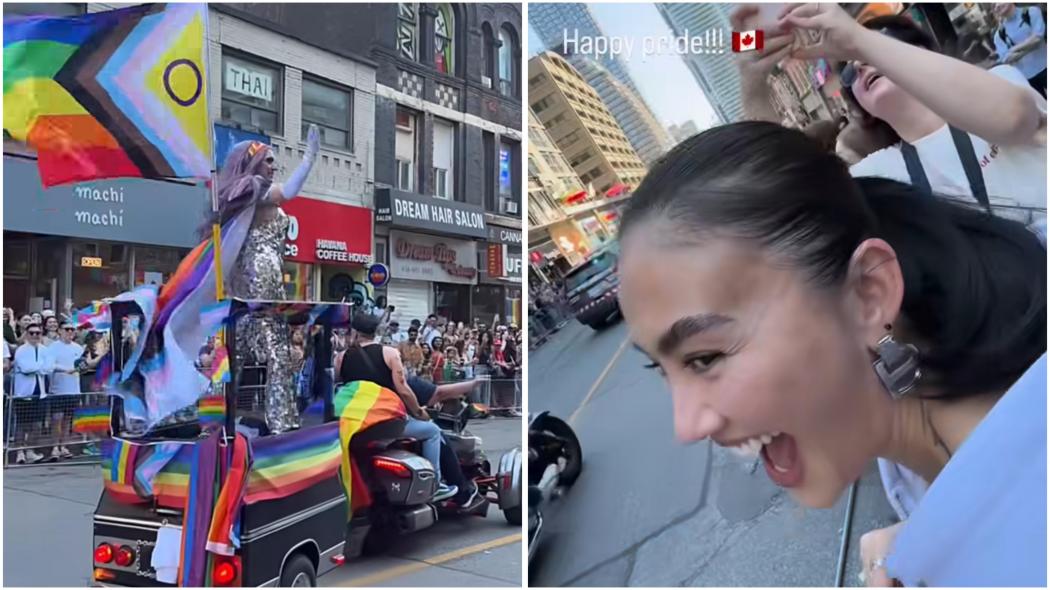 Agnez Mo ikutan parade Pride Month di Kanada