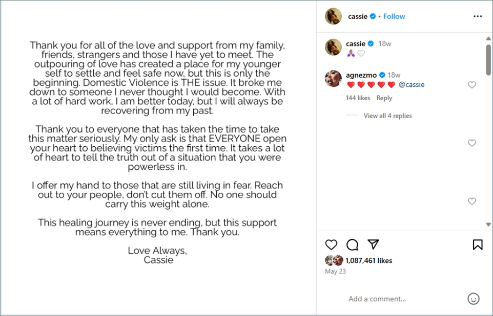 Agnez Mo Tunjukkan Sikap Hangat ke Korban Utama Kasus P Diddy yang Sedang Viral