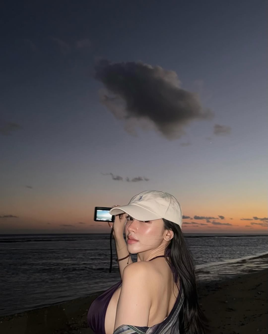 Amanda Zahra lagi liburan di Bali