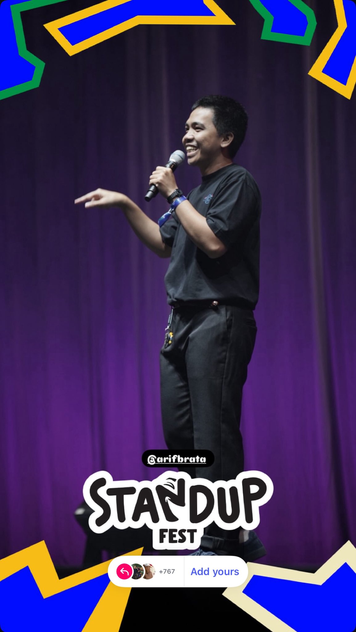 Arif Brata menjadi headliner Standup Fest 2025 [instagram]