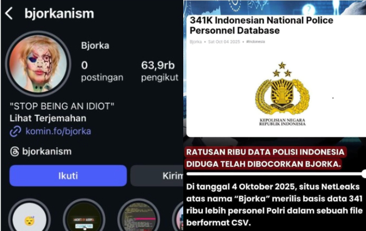 Bjorka Bocorkan Ribuan Data Polisi Indonesia Usai Penangkapan WFT, si Hacker: Mimpi Bisa Menangkapku