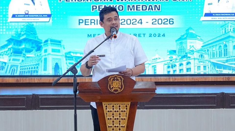 Bobby Nasution Sampaikan Harapan pada Wartawan Menuju Indonesia Emas 2045