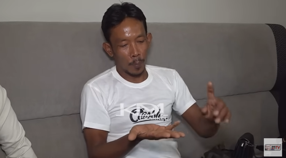 pelaku penyiraman air pada Dedi Mulyadi saat kunjungan ke rumah warga