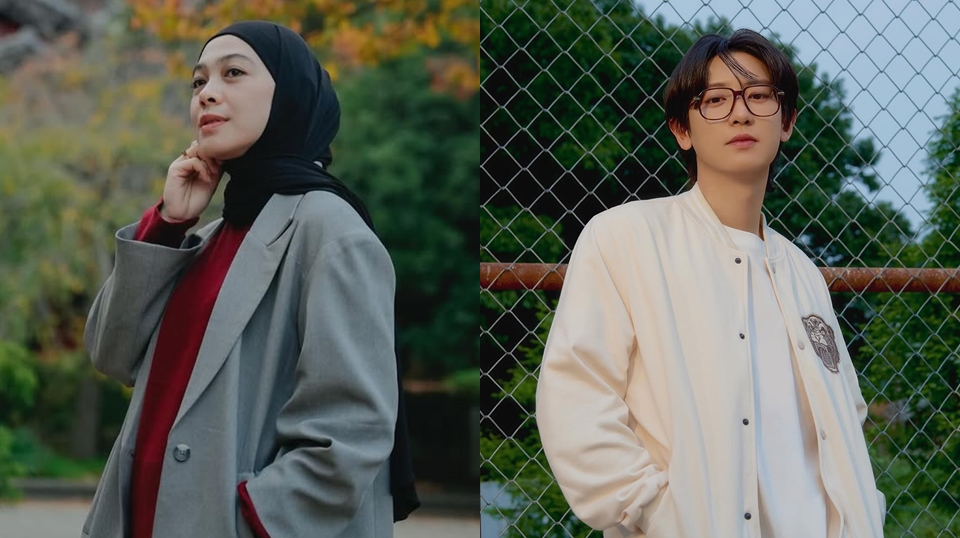 Dian Ayu Lestari Istri Omesh Nangis-Nangis sebelum Akhirnya Foto Bareng Chanyeol EXO