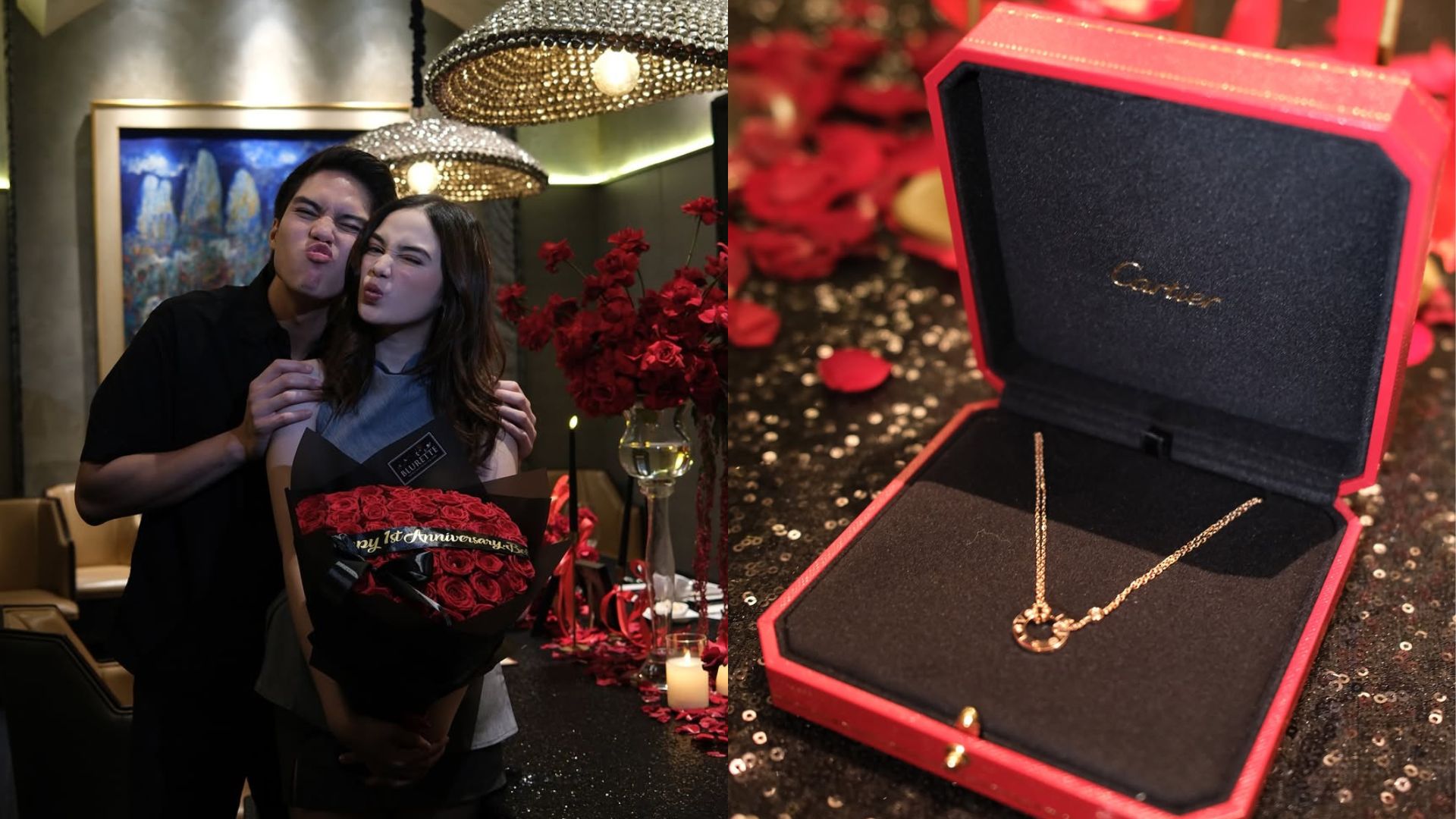 Rayakan Setahun Pacaran, El Rumi Hadiahkan Kalung Mewah untuk Syifa Hadju