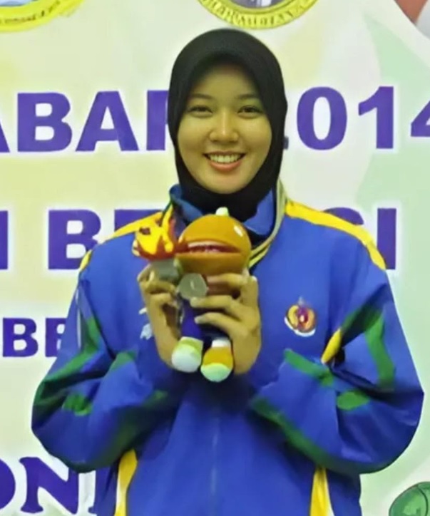 Fidya Kamalinda saat masih sebagai atlet Taekwondo.