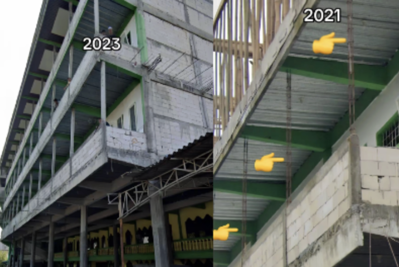 Google Maps Ungkap Ukuran Tiang Penyangga Ponpes Al Khoziny Tak Lumrah: Kecil Banget!