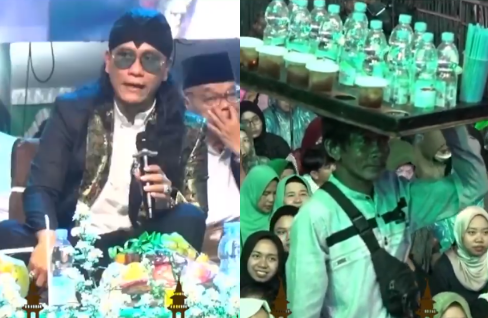 Penjual Es Teh Nangis Minta Prabowo Tolak Pengunduran Diri Gus Miftah