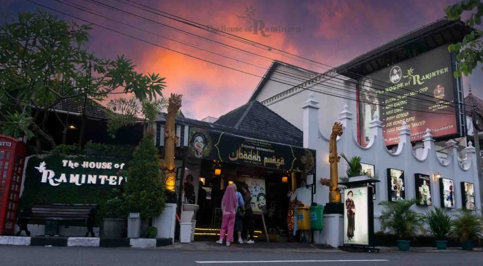 Lokasi The House Of Raminten di Kotabaru, Yogyakarta. [Raminten.com]
