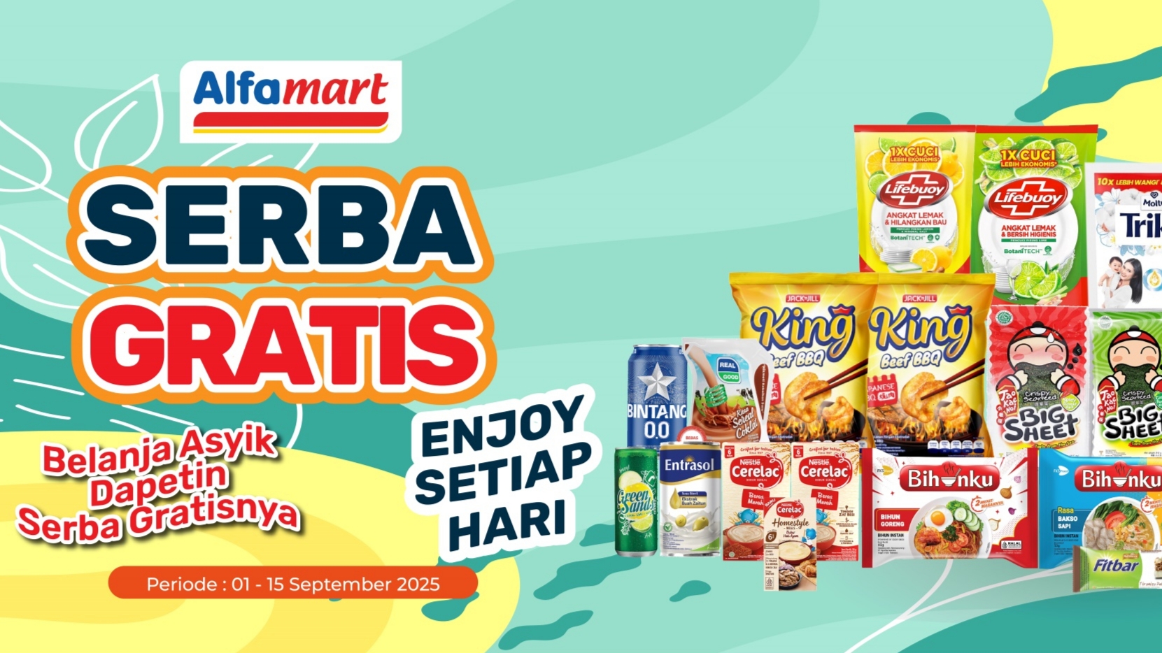 Buruan! Promo Alfamart: Tambah Sedikit Dapat Banyak, Cuma Sampai 15 September 2025