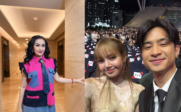 Bangga, Iis Dahlia Pamerkan Foto Anaknya Bareng Lisa Blackpink di BIFF Korea!