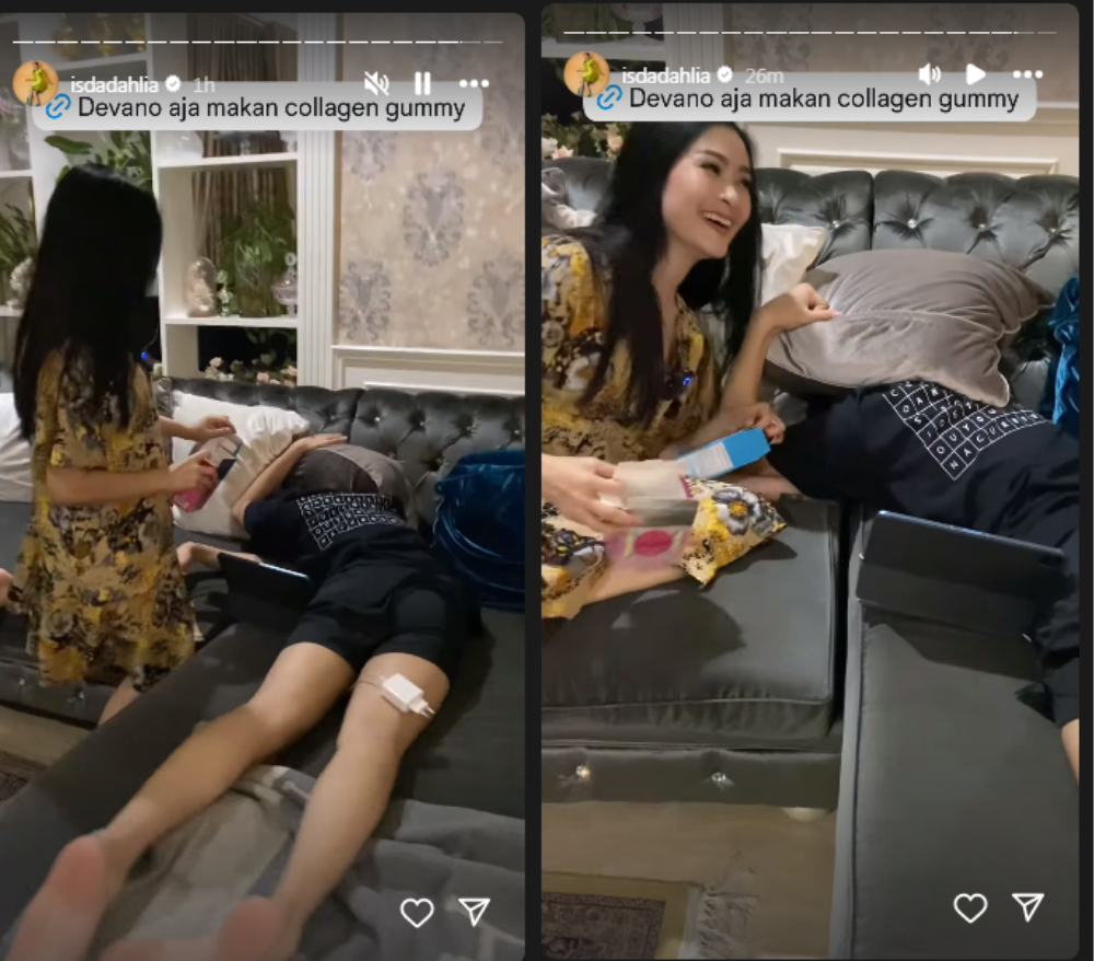 Iis Dahlia Tetap Promosi, Devano Ogah-ogahan Sambil Nutup Kepala