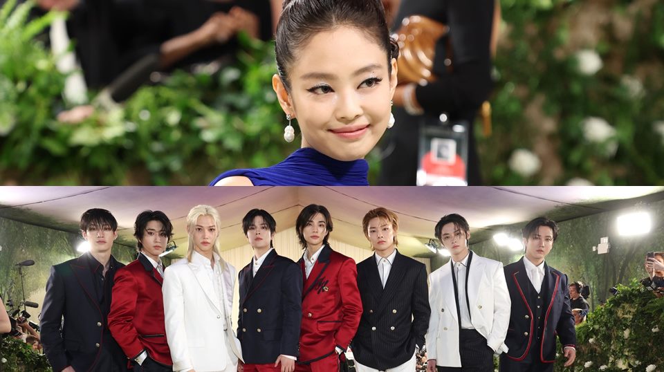 Kebersamaan Jennie dan Stray Kids di Met Gala 2024