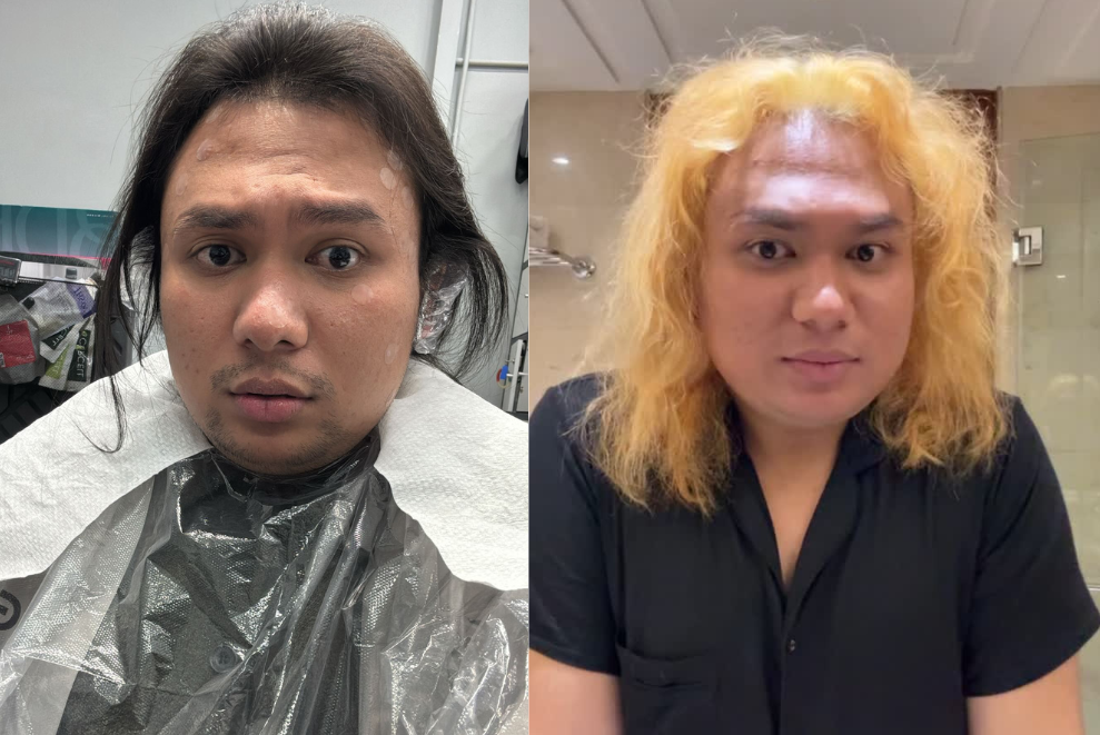 Keanu Angelo Berubah Pirang, Pede Disanggul jadi Cinderella