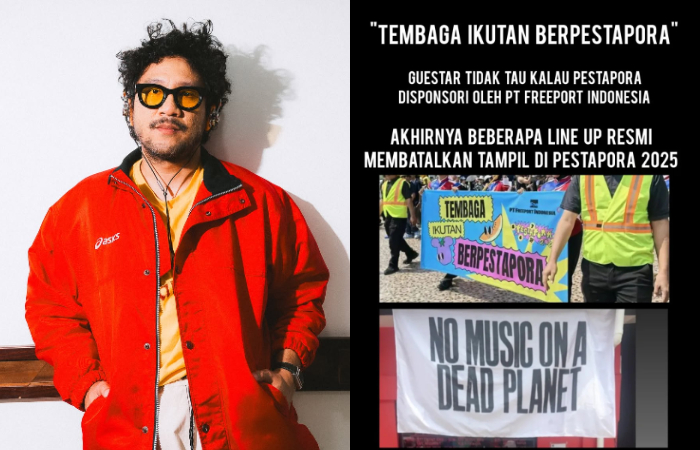 PT Freeport Diam-diam Rangkul Pestapora 2025, Kunto Aji Pilih Mundur!