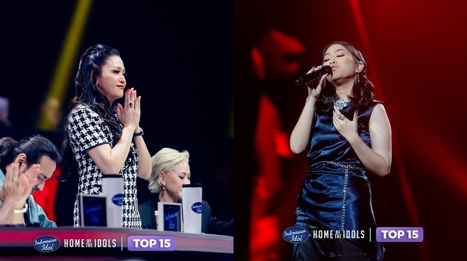 Maia Estianty Tersentuh Manisa Bawakan Lagunya di Indonesian Idol Season XIII
