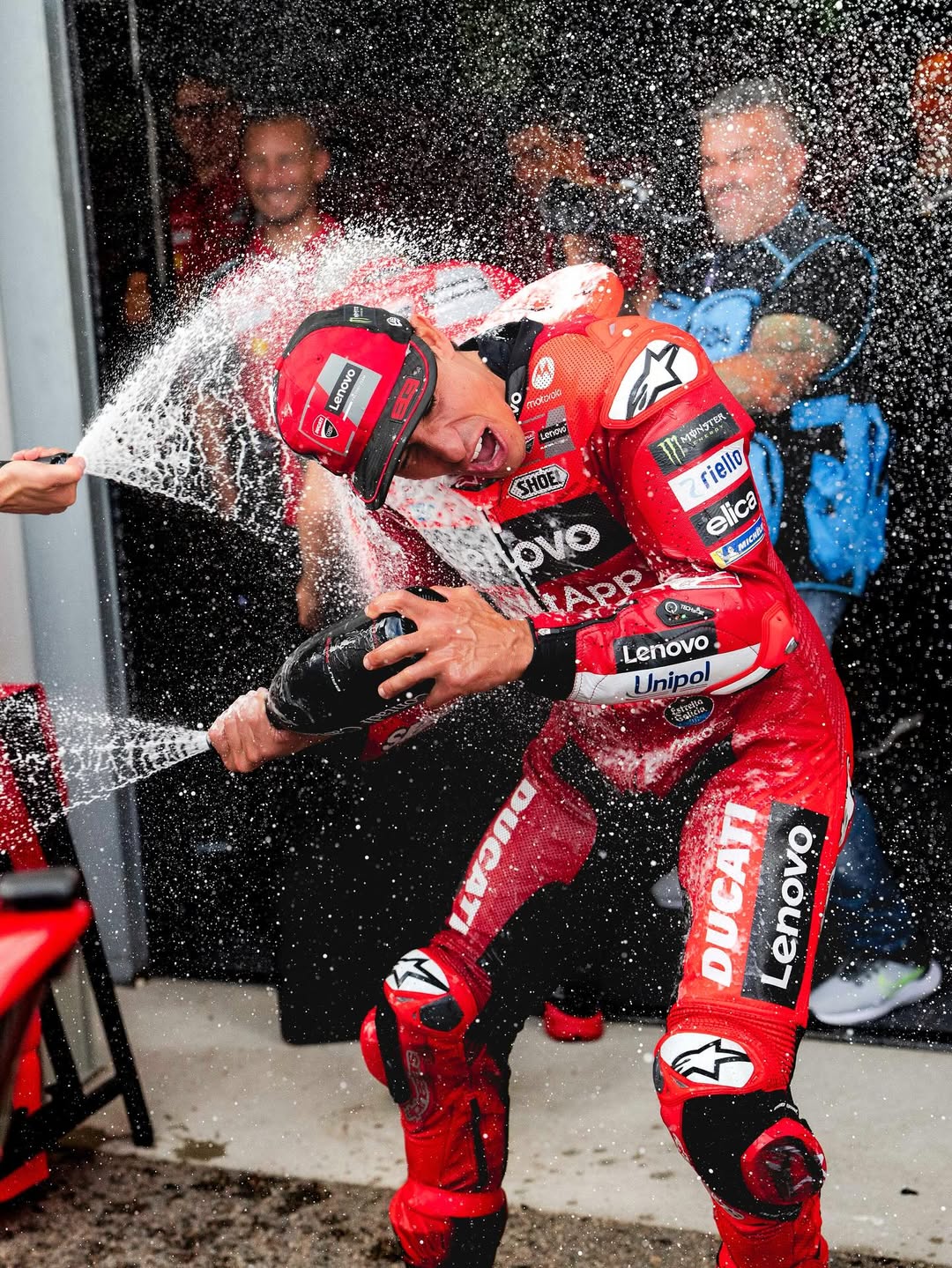 Marc Marquez merayakan kemenangan di MotoGP Jerman [instagram]