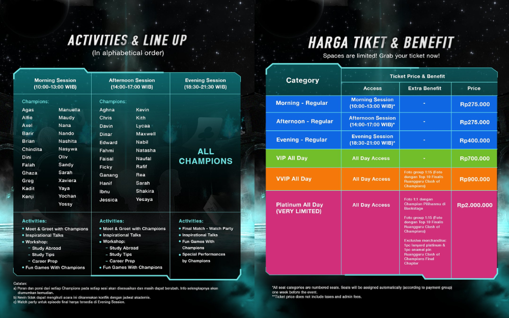 Maxwell Salvador Tantang Fans Clash of Champions, Meet n Greet Waktu Kedua Lebih Rame
