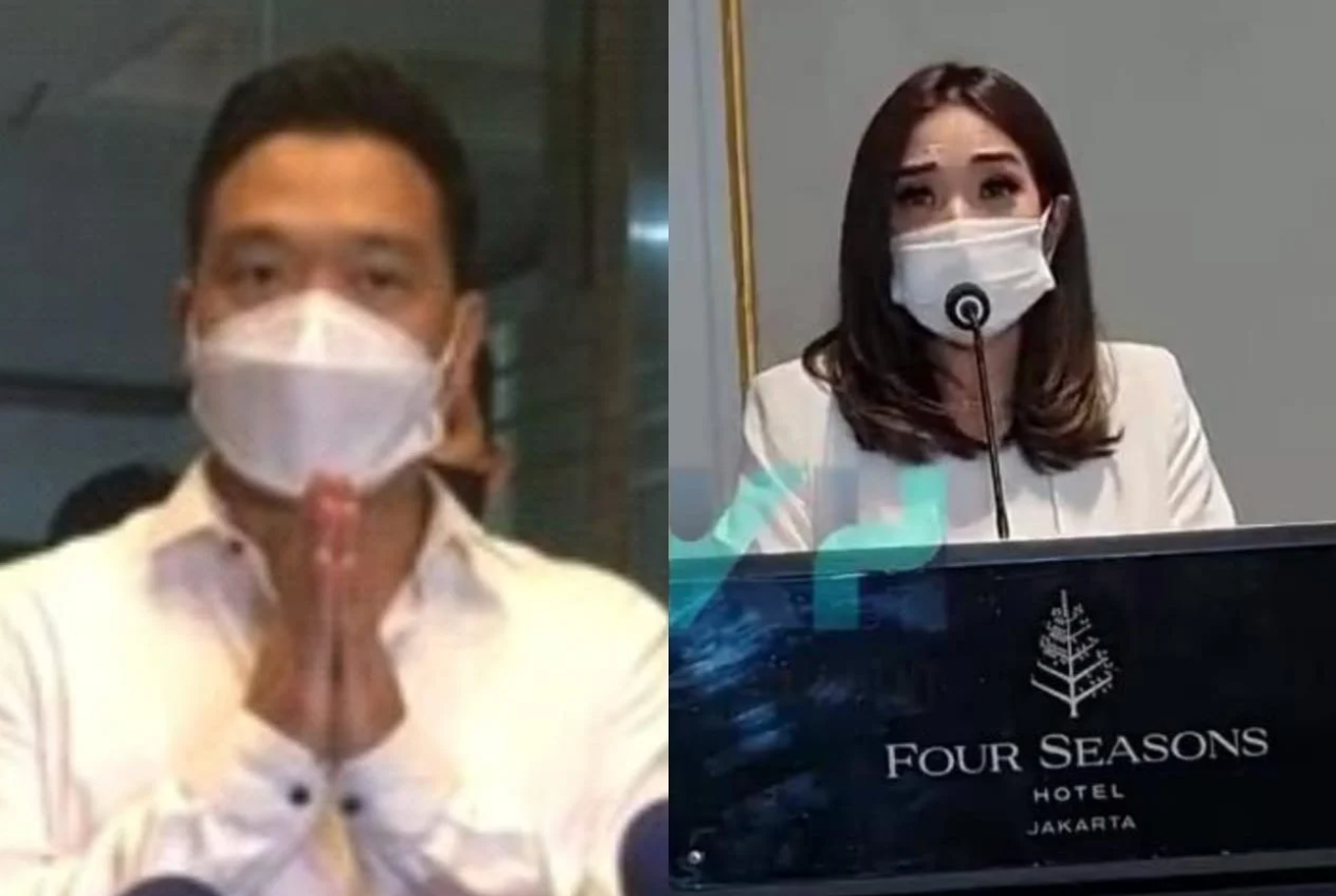Michael Yukinobu dan Gisel dalam peran video syur viral 2020 [YouTube]