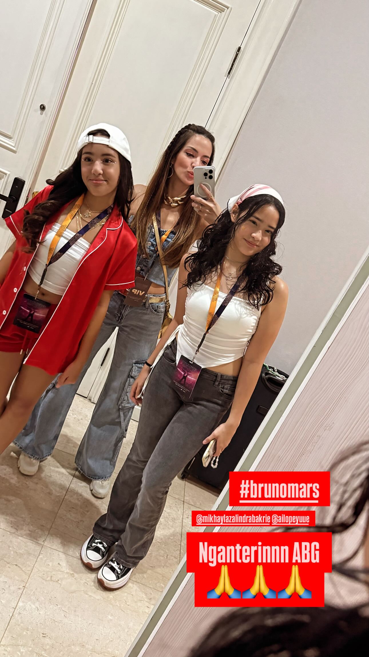 5 Artis Nonton Konser Bruno Mars, Ada Fuji Hingga Aaliyah Massaid