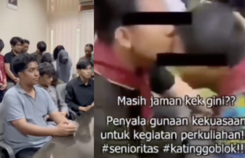 Edan! Panitia Ospek UNSRI Paksa Mahasiswa Baru Cium Sesama Jenis