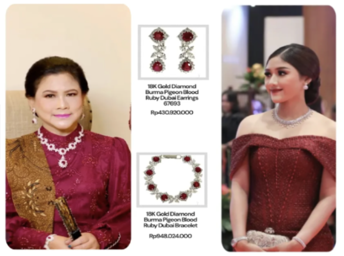 Geger Akun IG Spill Harga Fantastis Perhiasan Iriana Jokowi dan Erina Gudono, Tembus Miliaran!