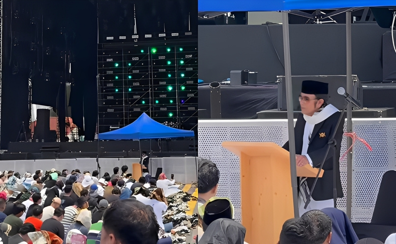Haji Rhoma Irama Jadi Imam Salat Jumat di Pestapora 2025, Ini Isi Khubahnya!