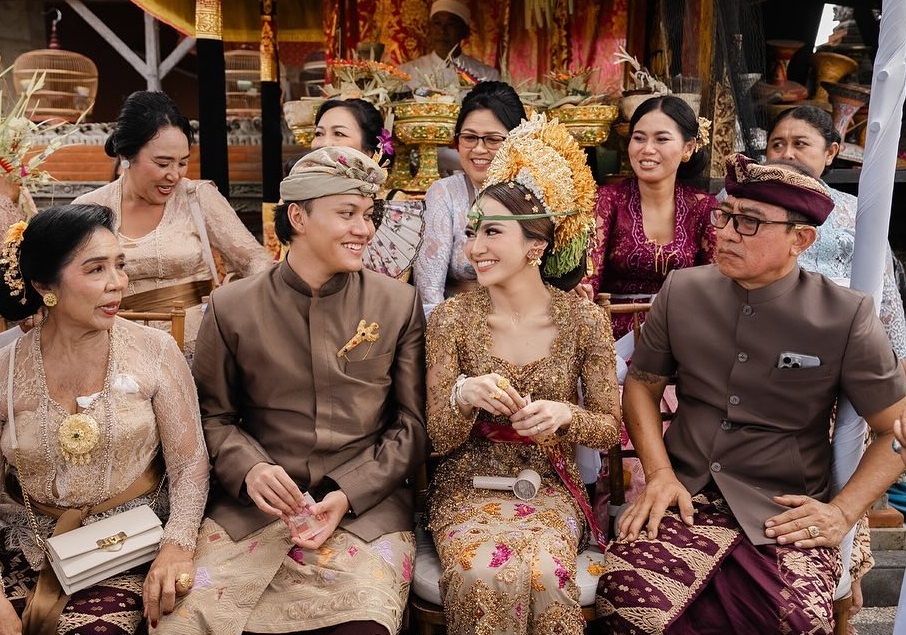 Akad Nikah Rizky Febian-Mahalini Usung Adat Sunda, Resepsi Dicampur Tradisi Bali