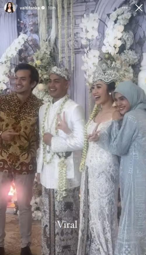 Rizky Nazar dan Cut Syifa Dateng Barengan di Nikahan Febby Rastanty, Udah Jadian?