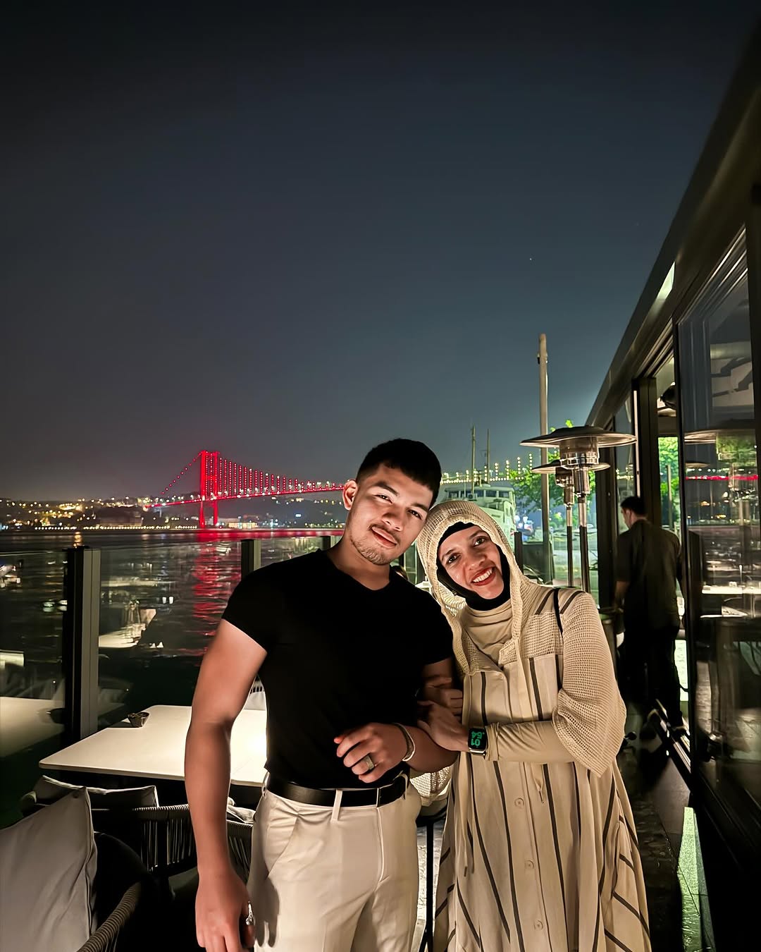 Saaih Halilintar dan ibunya Geni Farouk  