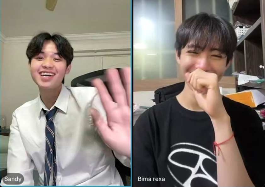 nama Bima Rexa makin naik dan dia diajak live TikTok Sandy COC 1