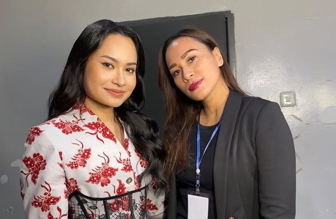 Hamil Gede, Inong Ayu Tetap Dampingi Satine Zaneta Jadi Model Catwalk