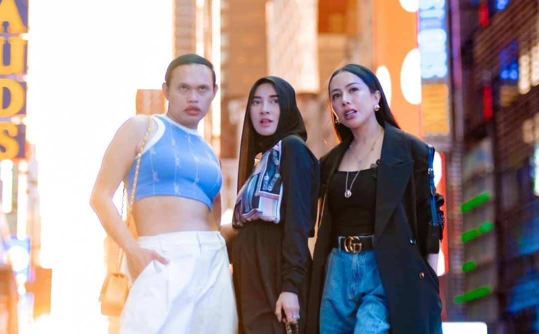 4 Potret Liburan Ala Sultan Shandy Purnamasari dan Gladys ke Amerika Hingga Rebutan Ngebayarin