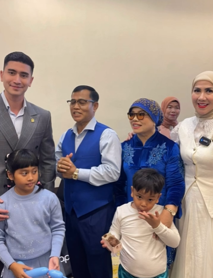 Verrel Bramasta dan Venna Melinda hadir ke ultah Gala [instagram]