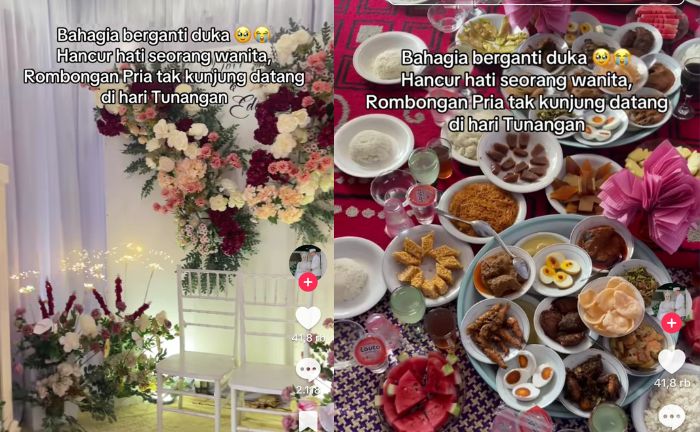 Hancur Hati Wanita Ini, Sudah Siapkan Jamuan dan Dekorasi Pertunangan, Keluarga Pacar Batal Datang!